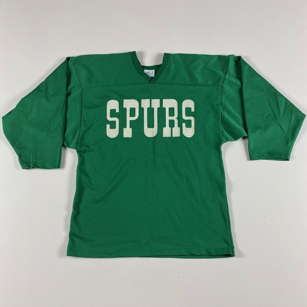 ATHLETIC SEWING SPURS HILE # 88  JERSEY SIZE MEDIUM VINTAGE MADE IN USA RARE